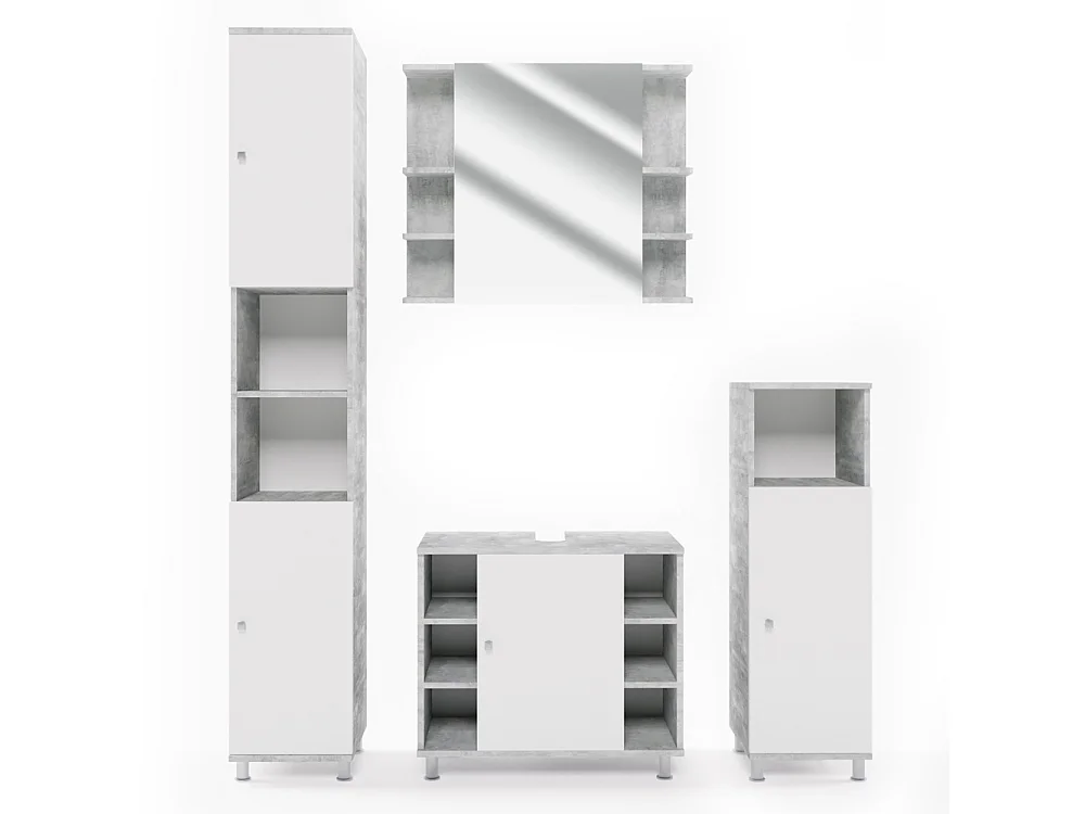 Meubles bain béton 60x32x54 fynn