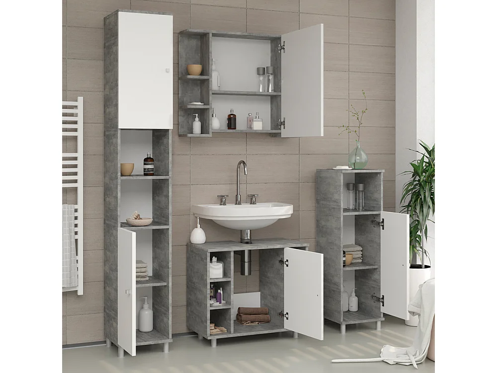 Meubles bain béton 60x32x54 fynn