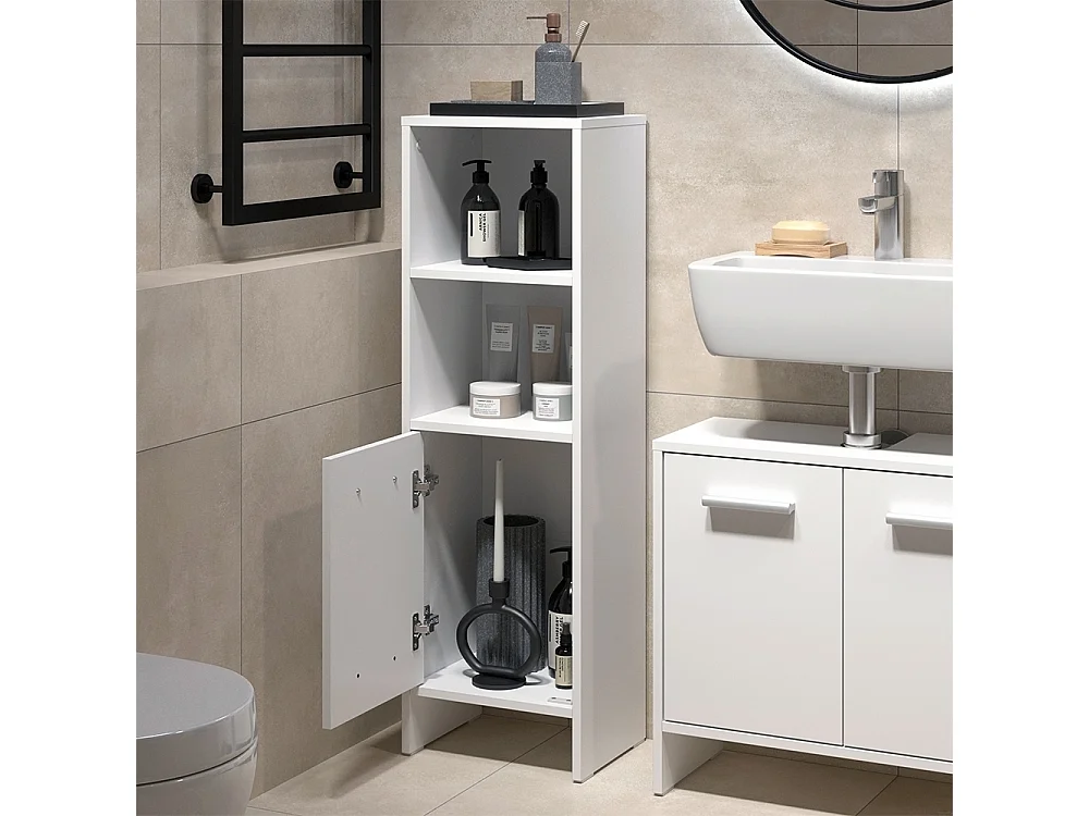 Set di mobili da bagno bianco 63.8x26.3x57 karli