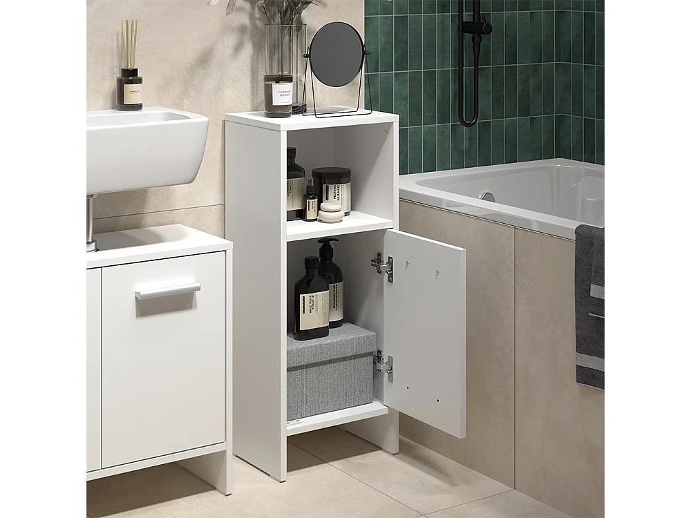 Set di mobili da bagno bianco 63.8x26.3x57 karli
