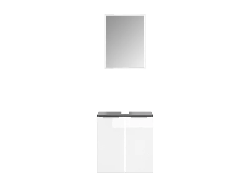 Conjunto de muebles de baño blanco 58x33x60 otis