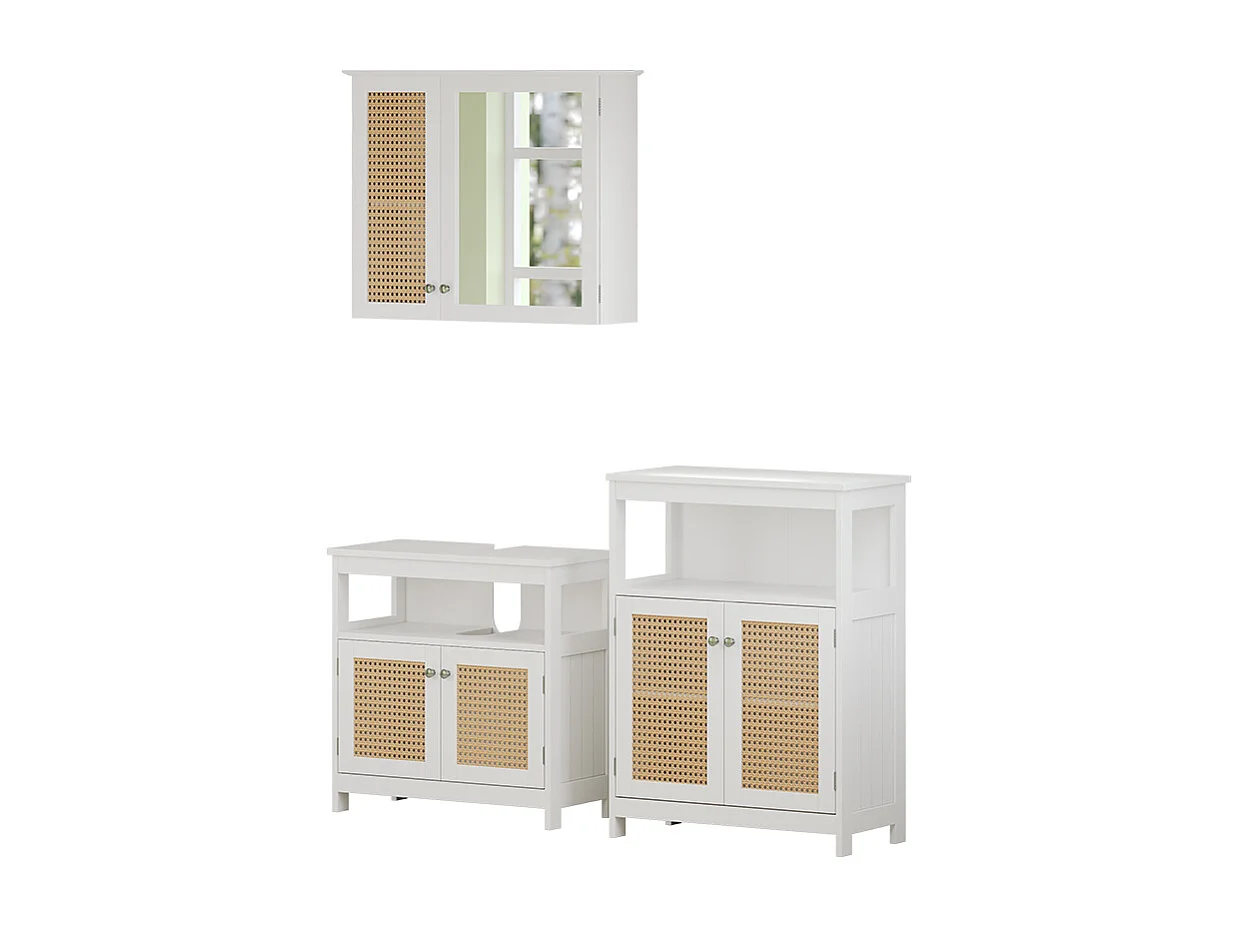 Meubles bain blanc 60x30x60 rosario