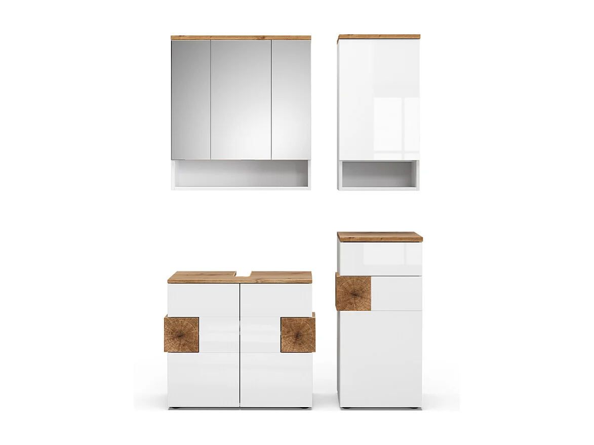 Badmöbel-Set branco 73x37x64 eden