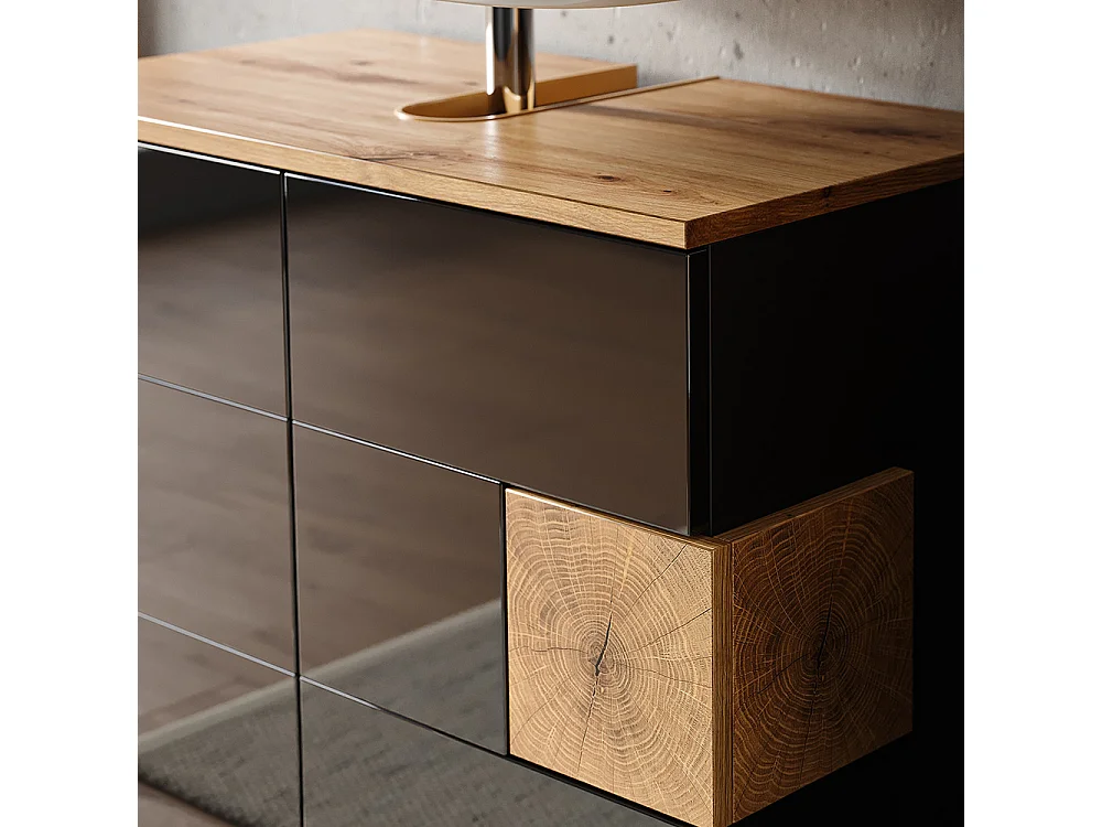 Conjunto de móveis de casa de banho antracite 73x37x64 eden