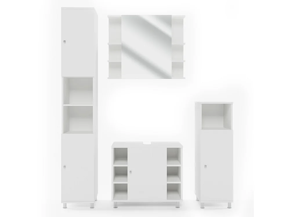 Meubles bain blanc 60x32x54 fynn