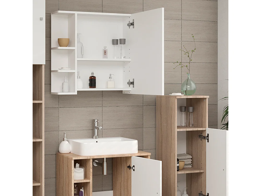 Set mobili bagno sonoma 60x32x54 fynn