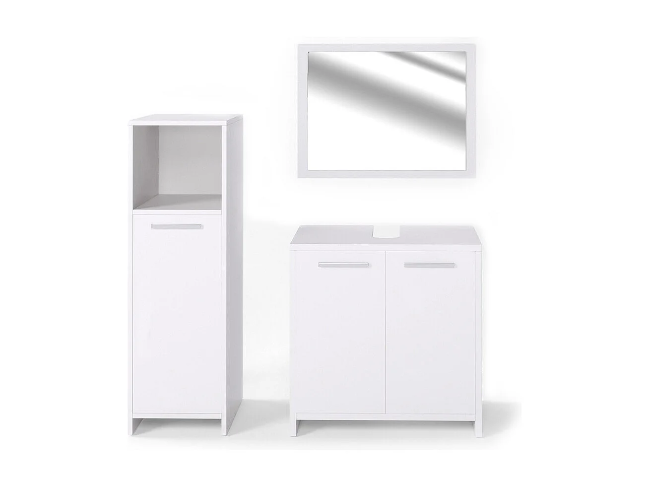 Conjunto de muebles de baño blanco 58x33x60 kiko