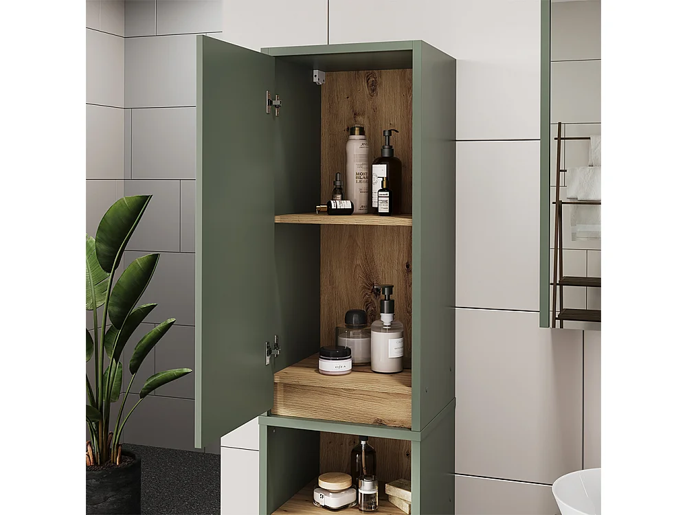 Ensemble de meubles de salle de bain vert/artisan 80x46x60 viola