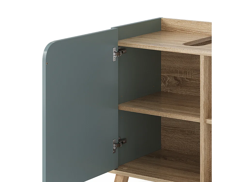 Meubles bain sonoma/bleu 60x35x65 karen