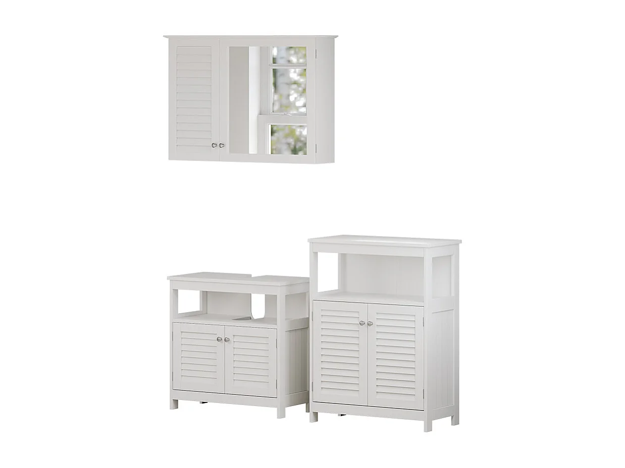 Meubles bain blanc 60x30x60 riad