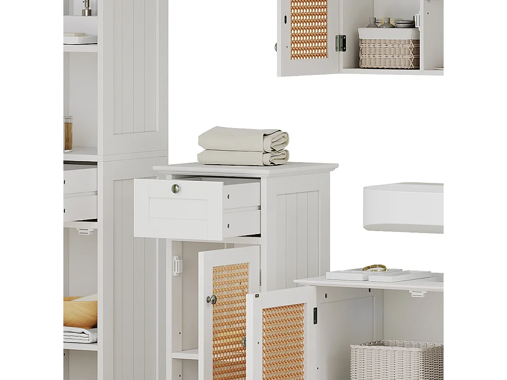 Meubles bain blanc 60x35x58 rosario