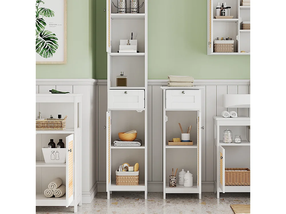 Set di mobili da bagno bianco 60x30x60 rosario