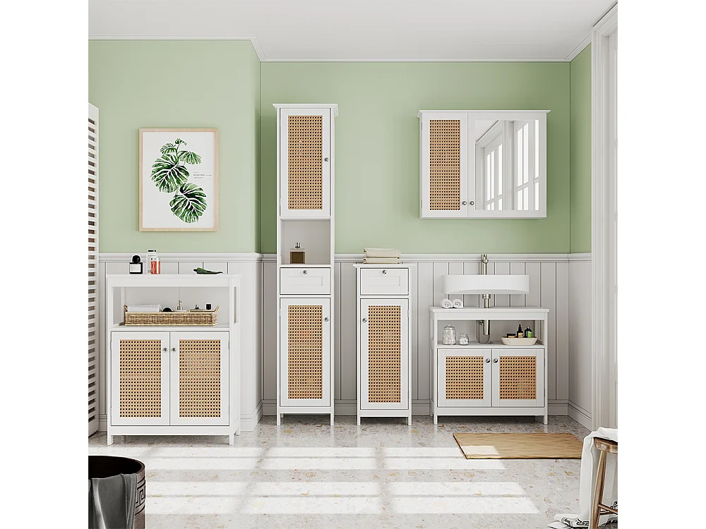 Meubles bain blanc 60x30x60 rosario