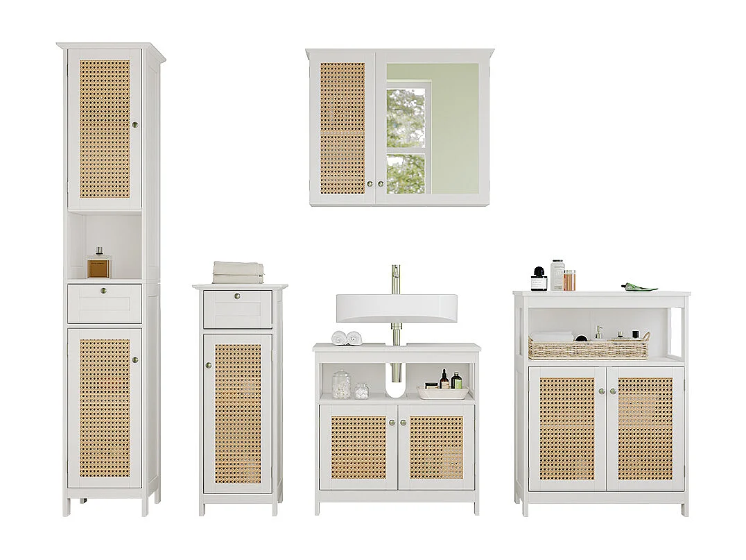 Meubles bain blanc 60x30x60 rosario