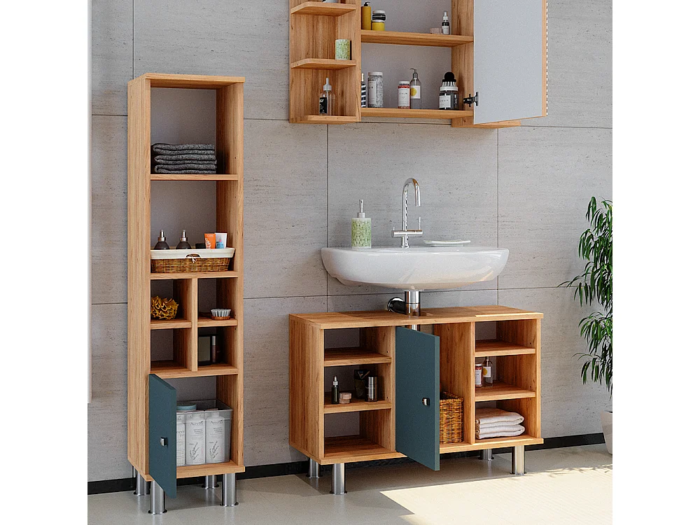 Meubles bain vert 60x32x54 fynn