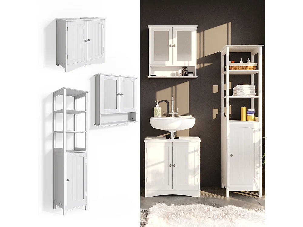 Meubles bain blanc 60x30x60 bianco