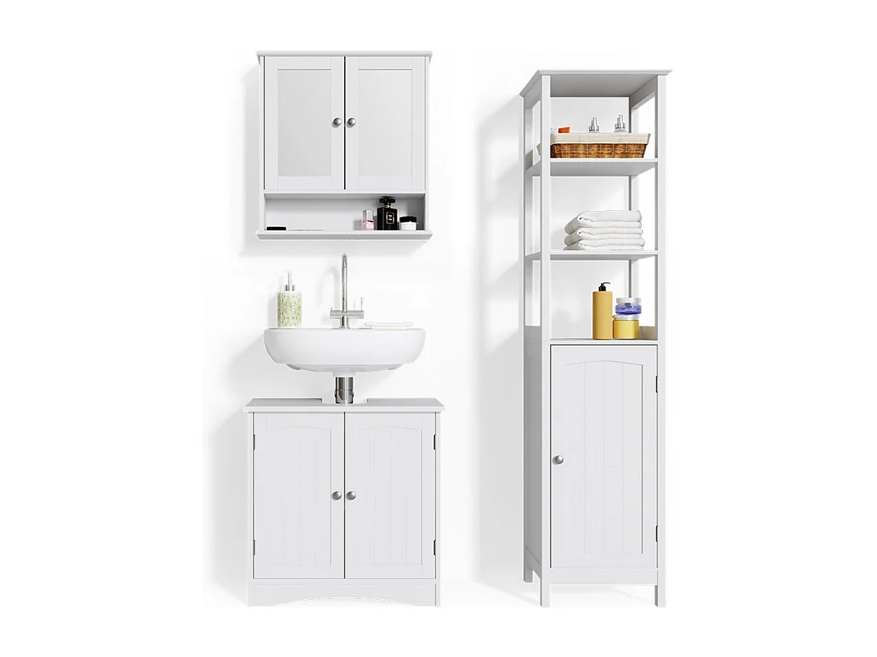 Meubles bain blanc 60x30x60 bianco