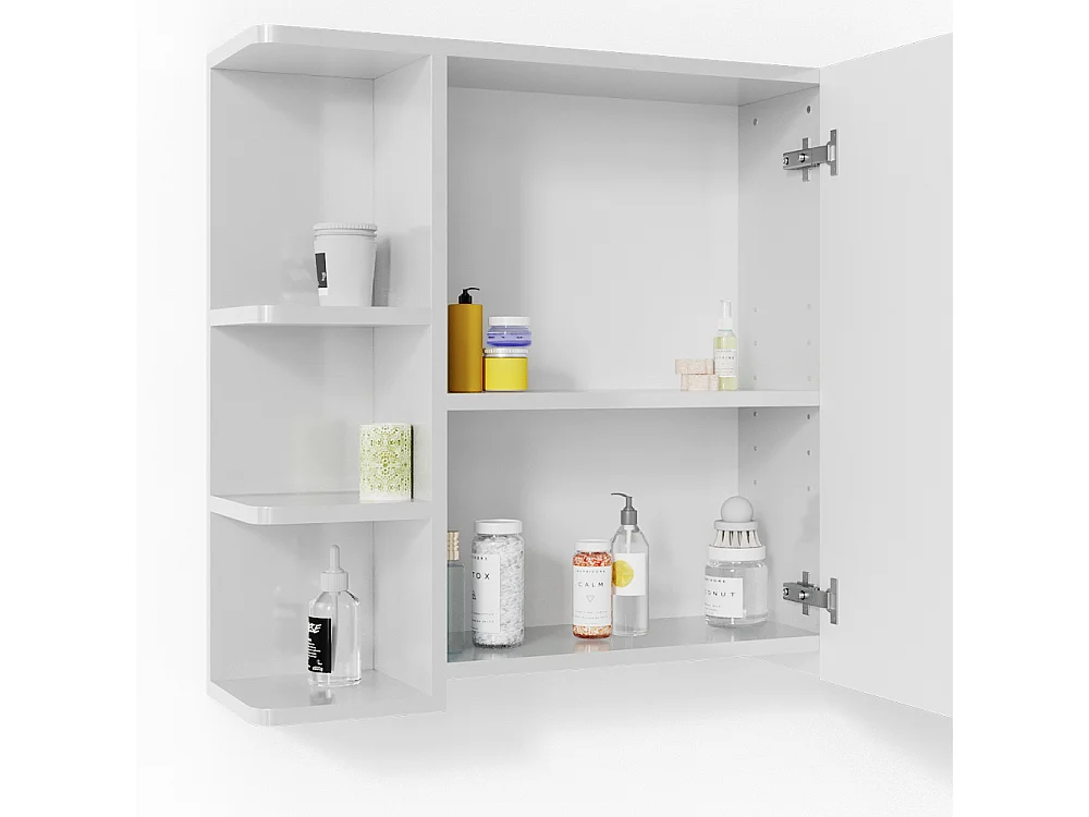 Badmöbel-Set weiß hochglanz 60x32x54 fynn
