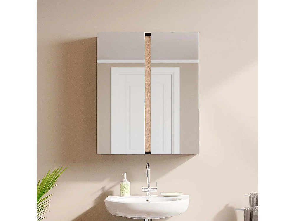 Set di mobili da bagno antracite 70x34x55 gloria