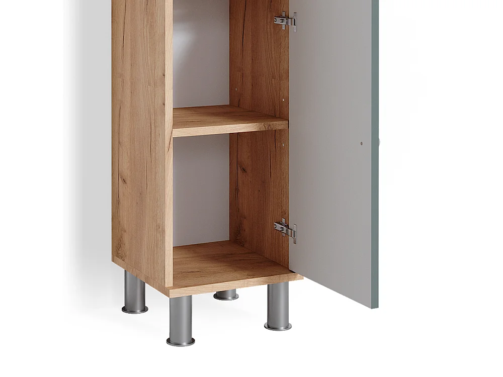 Set mobili bagno verde 60x32x54 fynn