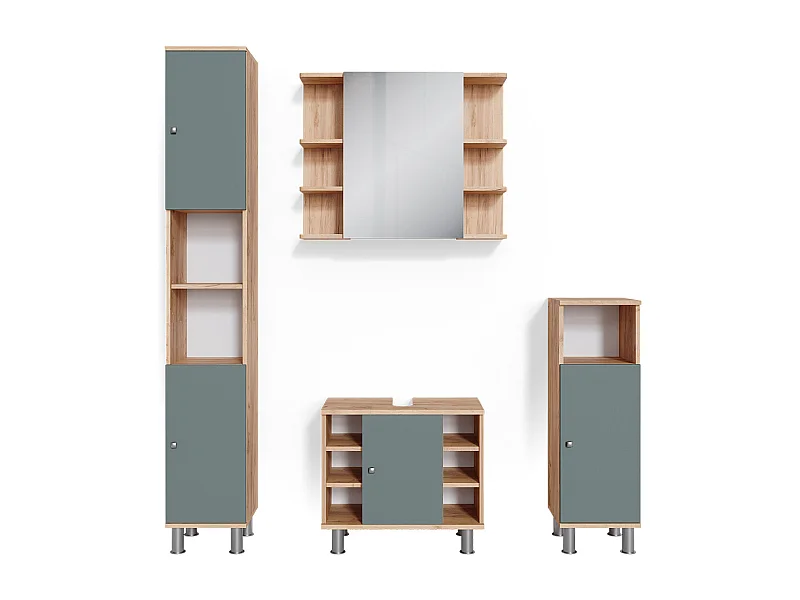 Meubles bain vert 60x32x54 fynn