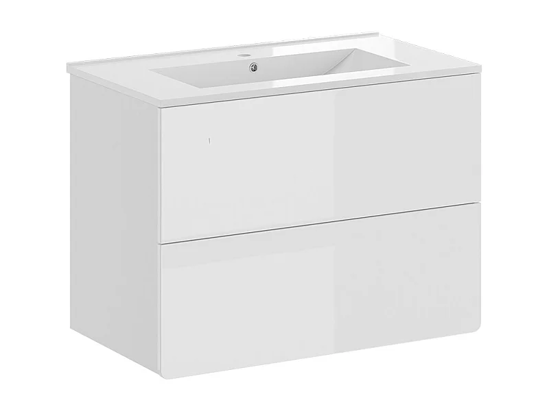 Waschbeckenunterschrank weiß 80x46x59.3 izan