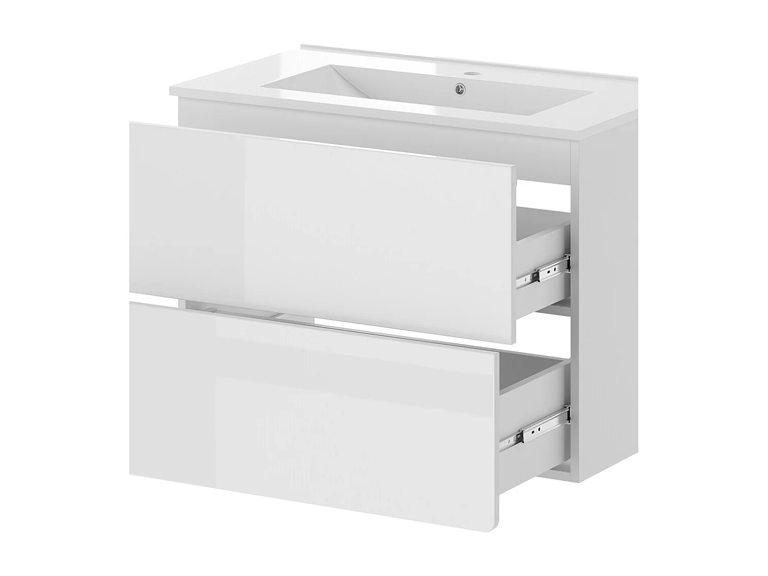 Meubles bain blanc 80x46x59.3 izan