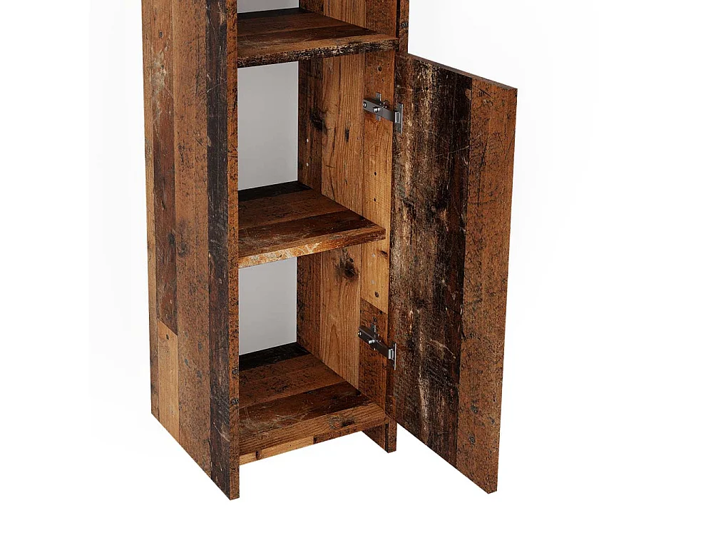 Conjunto de muebles de baño roble rústico 58x33x60 kiko