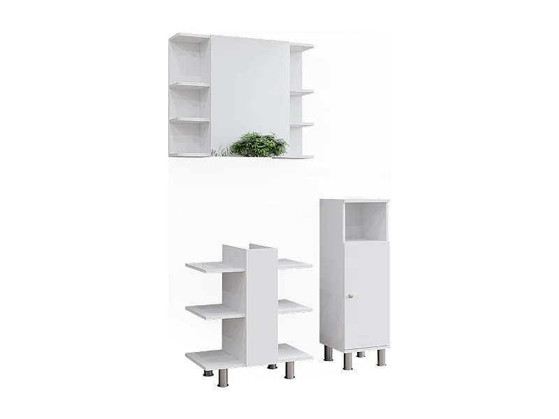 Badmöbel-Set weiß 79.6x36.6x95 fynn