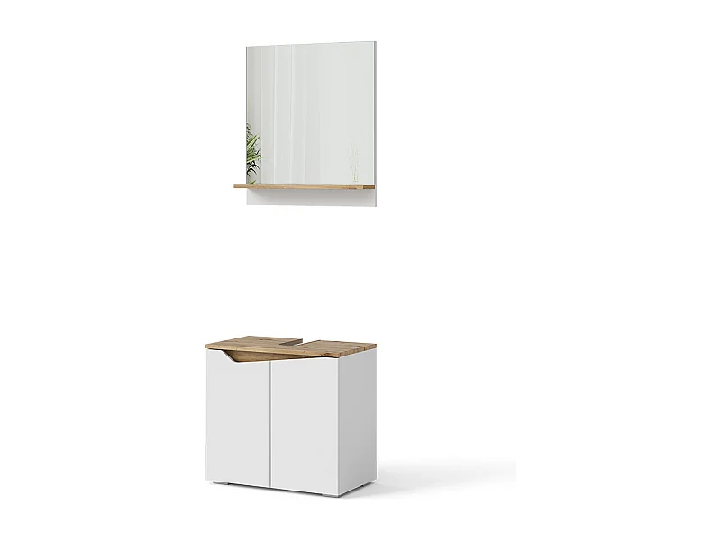 Badkamermeubelset wit 60x35x57 marelle