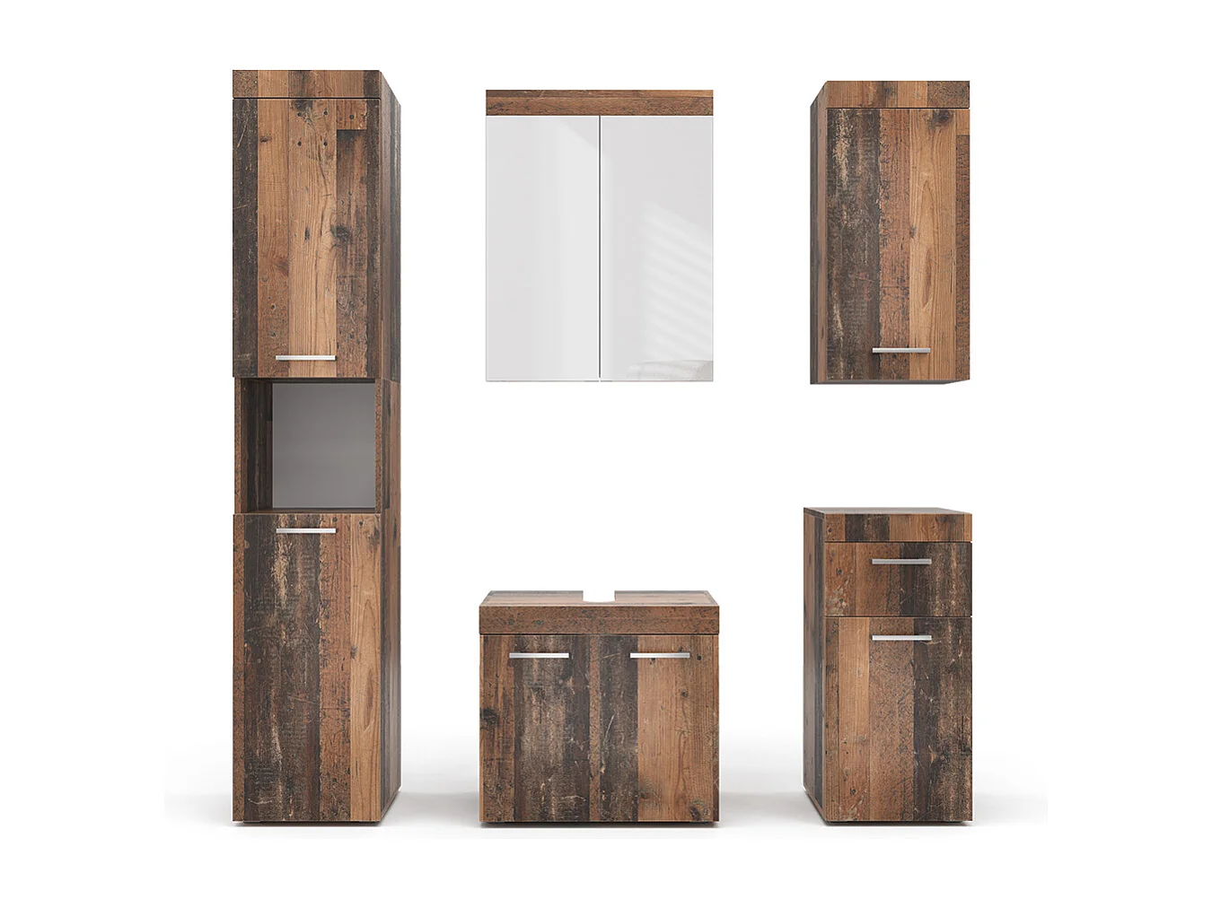 Ensemble de meubles de salle de bains oldstyle 60x34x56 luna