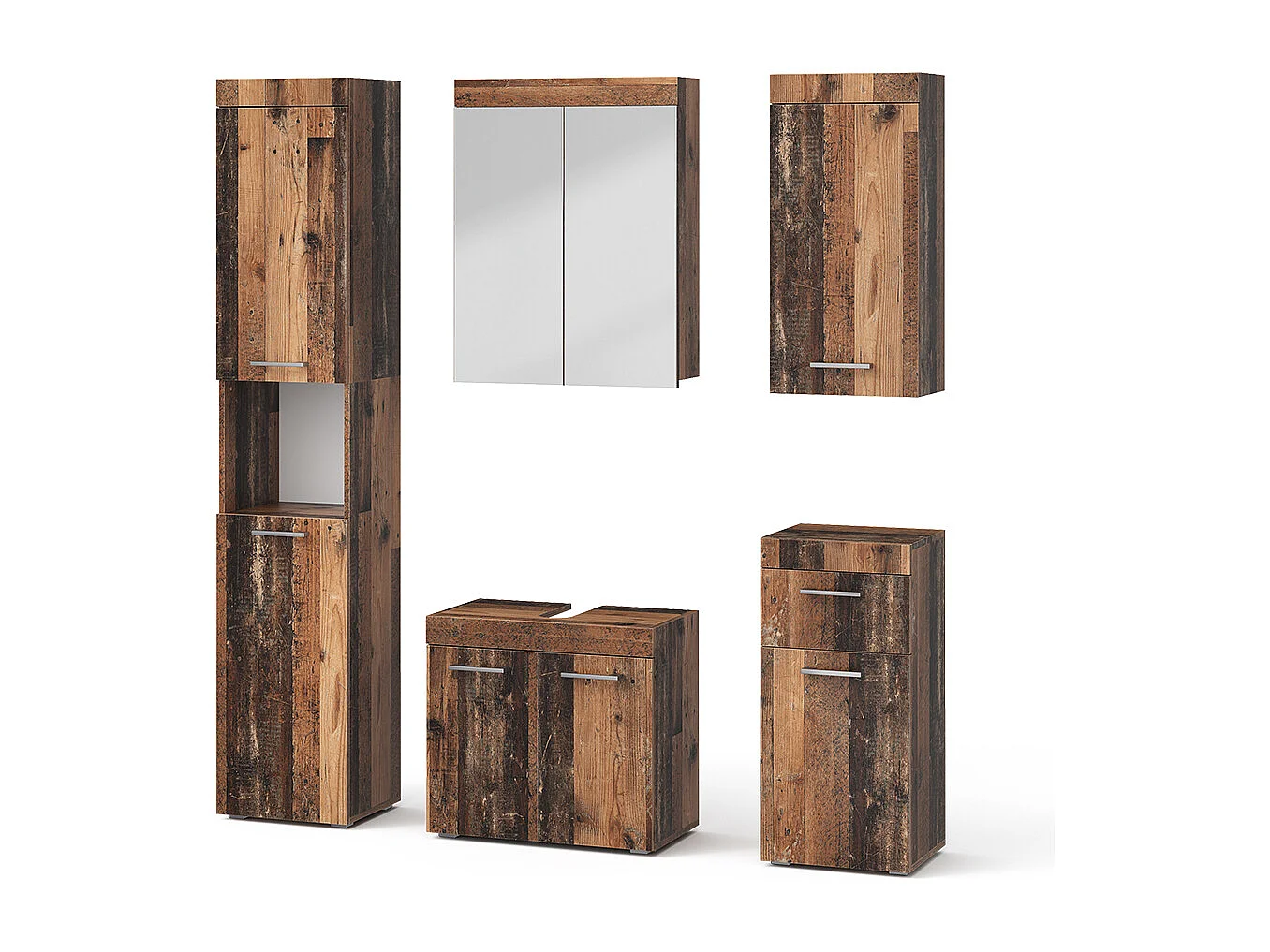 Badmöbel-Set oldstyle 60x34x56 luna
