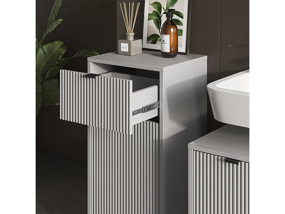 Meubles bain gris 70x45x63 eliza