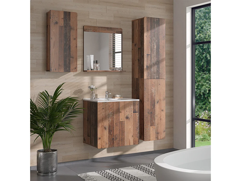 Set di mobili da bagno oldstyle 61.8x44.8x57.8 izan