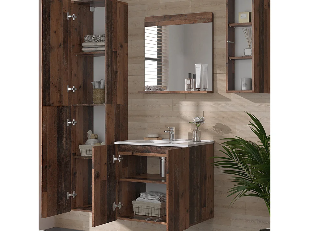 Set di mobili da bagno oldstyle 61.8x44.8x57.8 izan
