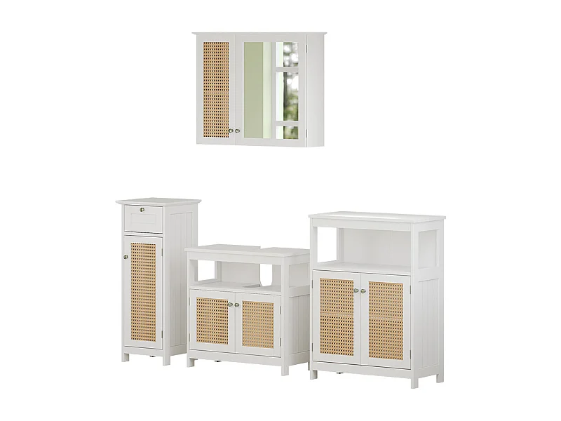 Meubles bain blanc 60x30x60 rosario