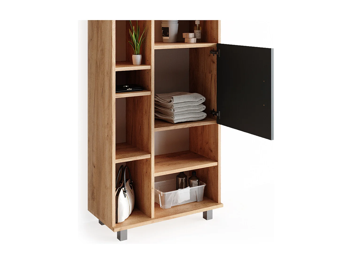 Set mobili bagno rovere 60x33x60 ilias