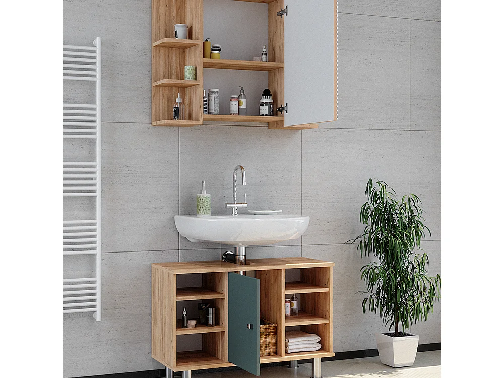 Meubles bain vert 60x32x54 fynn