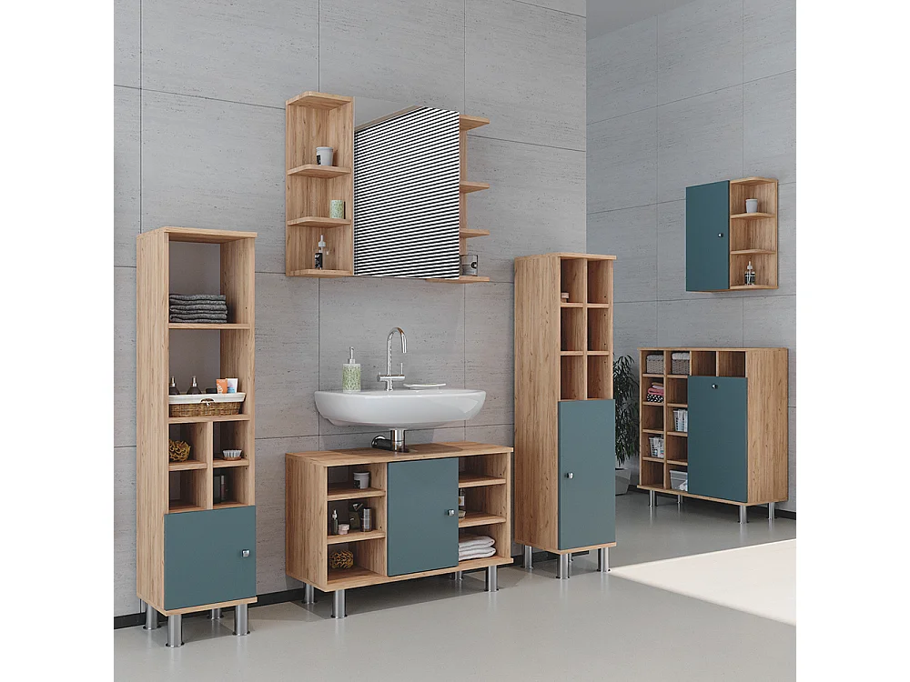 Meubles bain vert 60x32x54 fynn