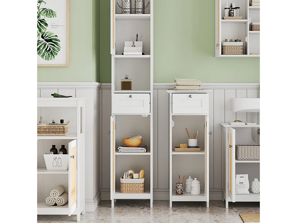 Meubles bain blanc 60x35x58 rosario