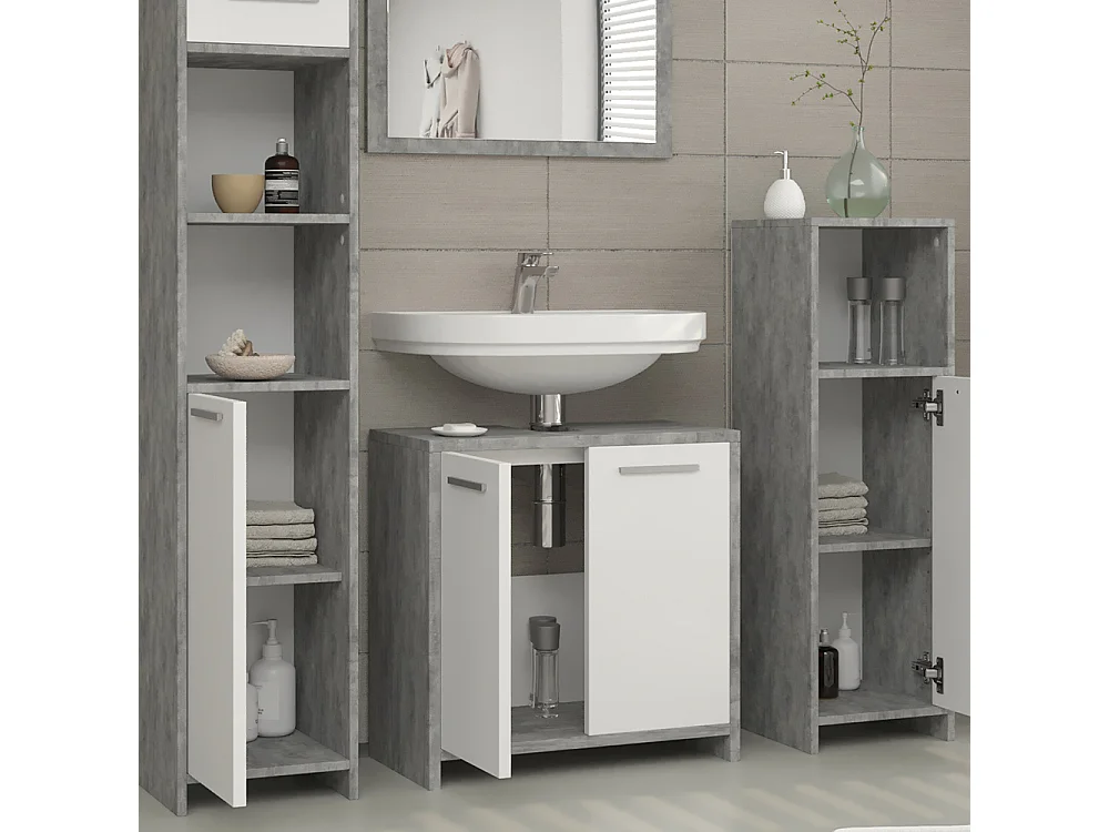 Meubles bain béton 58x33x60 kiko