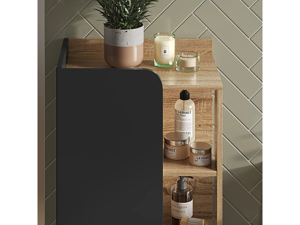 Meubles bain sonoma/anthracite 60x35x65 karen