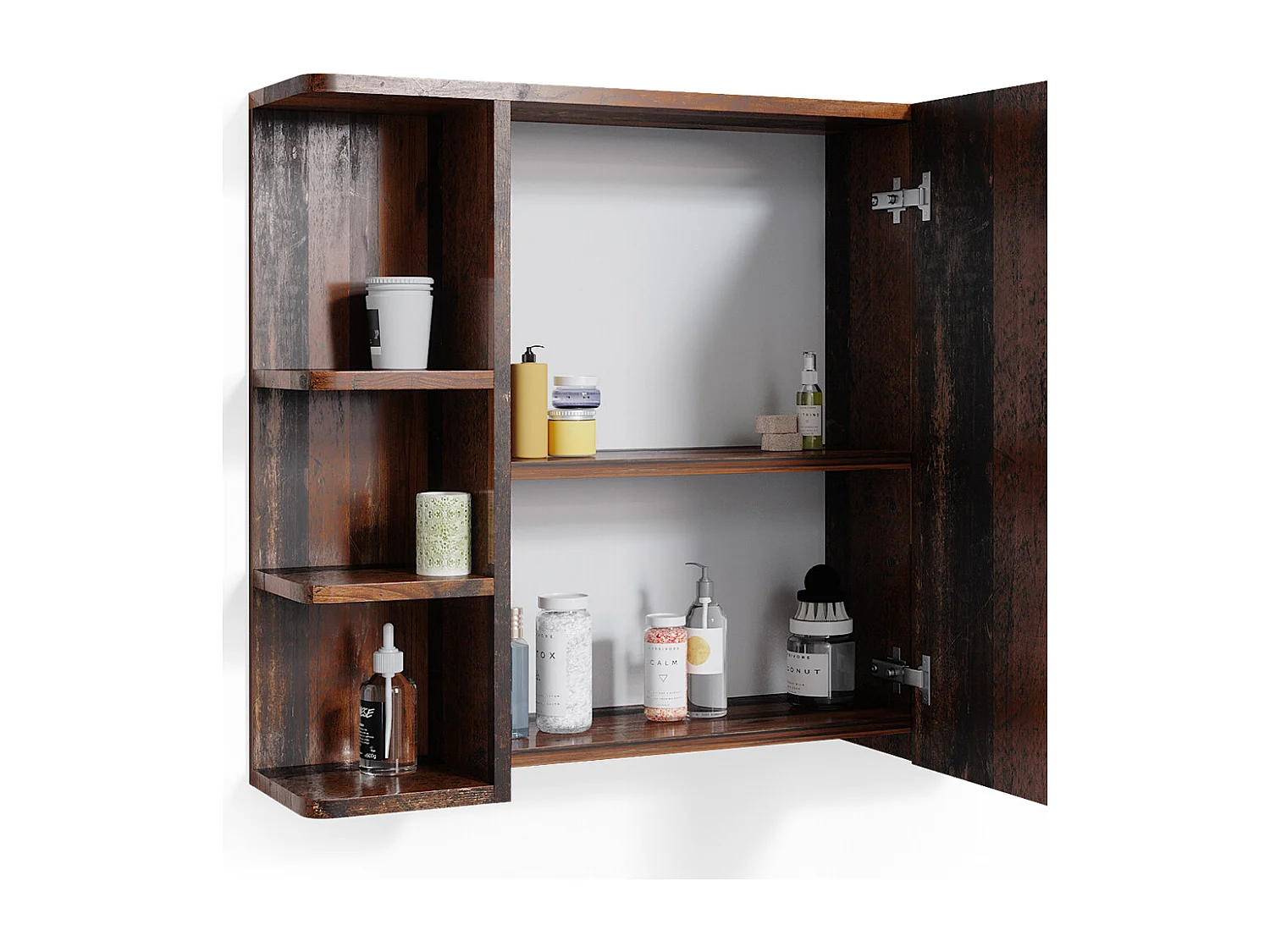 Meubles bain chêne rustique 60x32x54 fynn