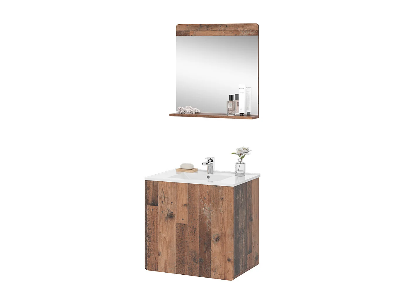 Set di mobili da bagno oldstyle 61.8x44.8x57.8 izan