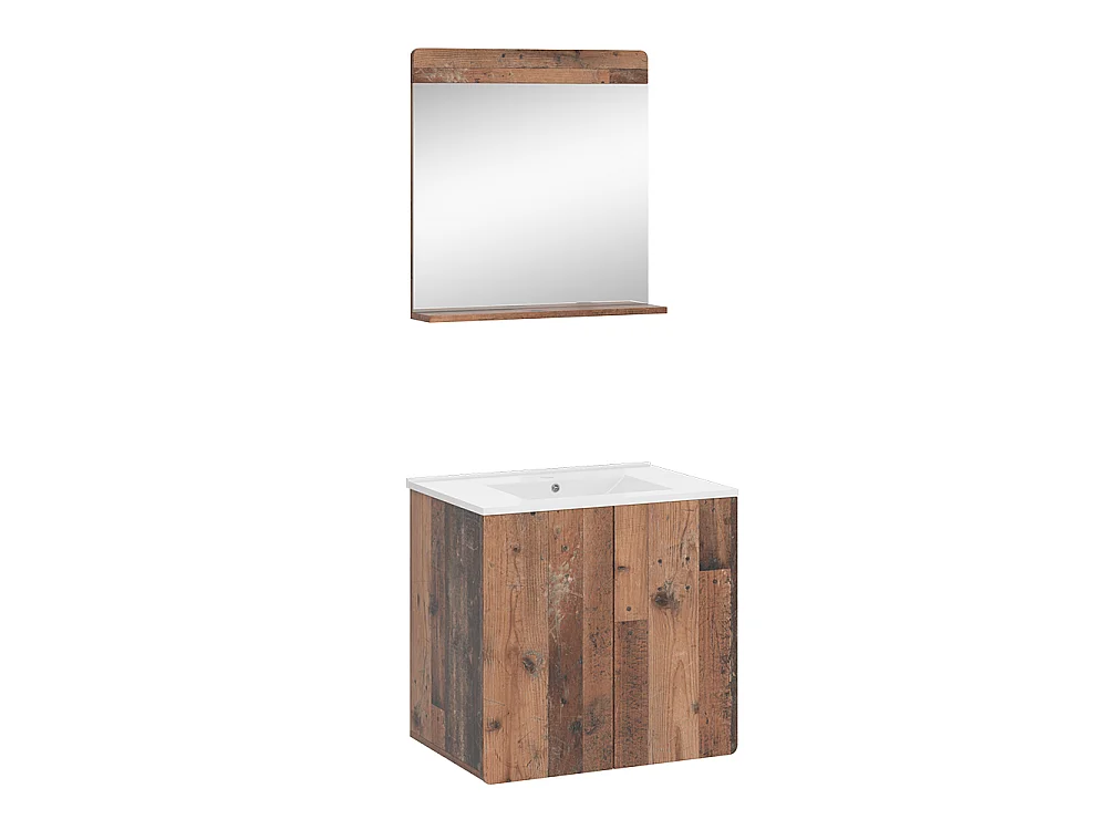Ensemble de meubles de salle de bains oldstyle 61.8x44.8x57.8 izan