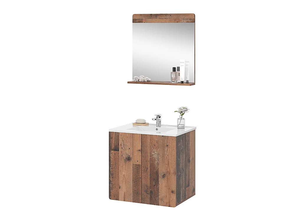 Ensemble de meubles de salle de bains oldstyle 61.8x44.8x57.8 izan