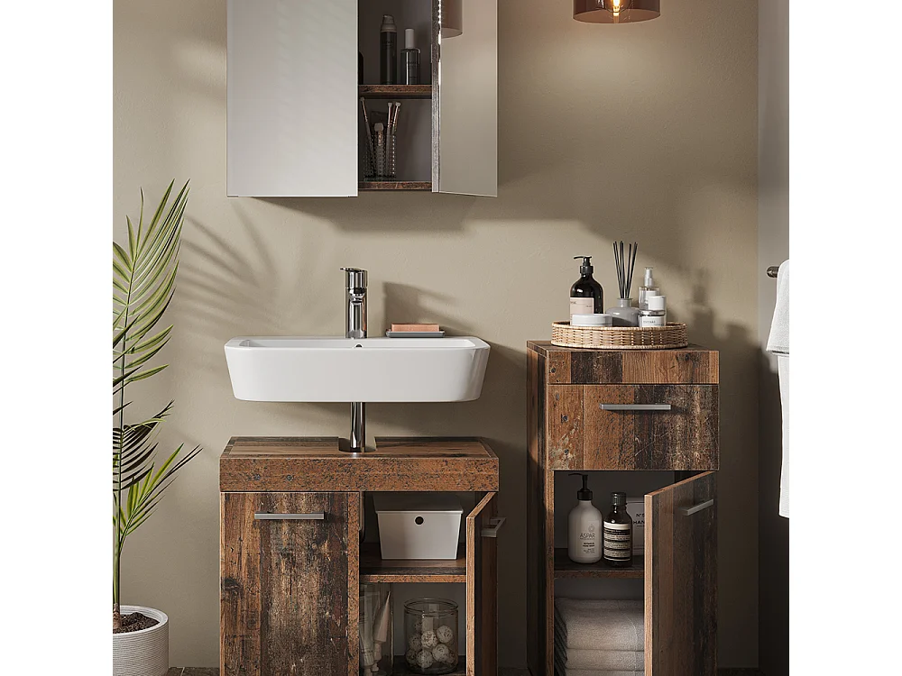 Ensemble de meubles de salle de bains oldstyle 60x34x56 luna