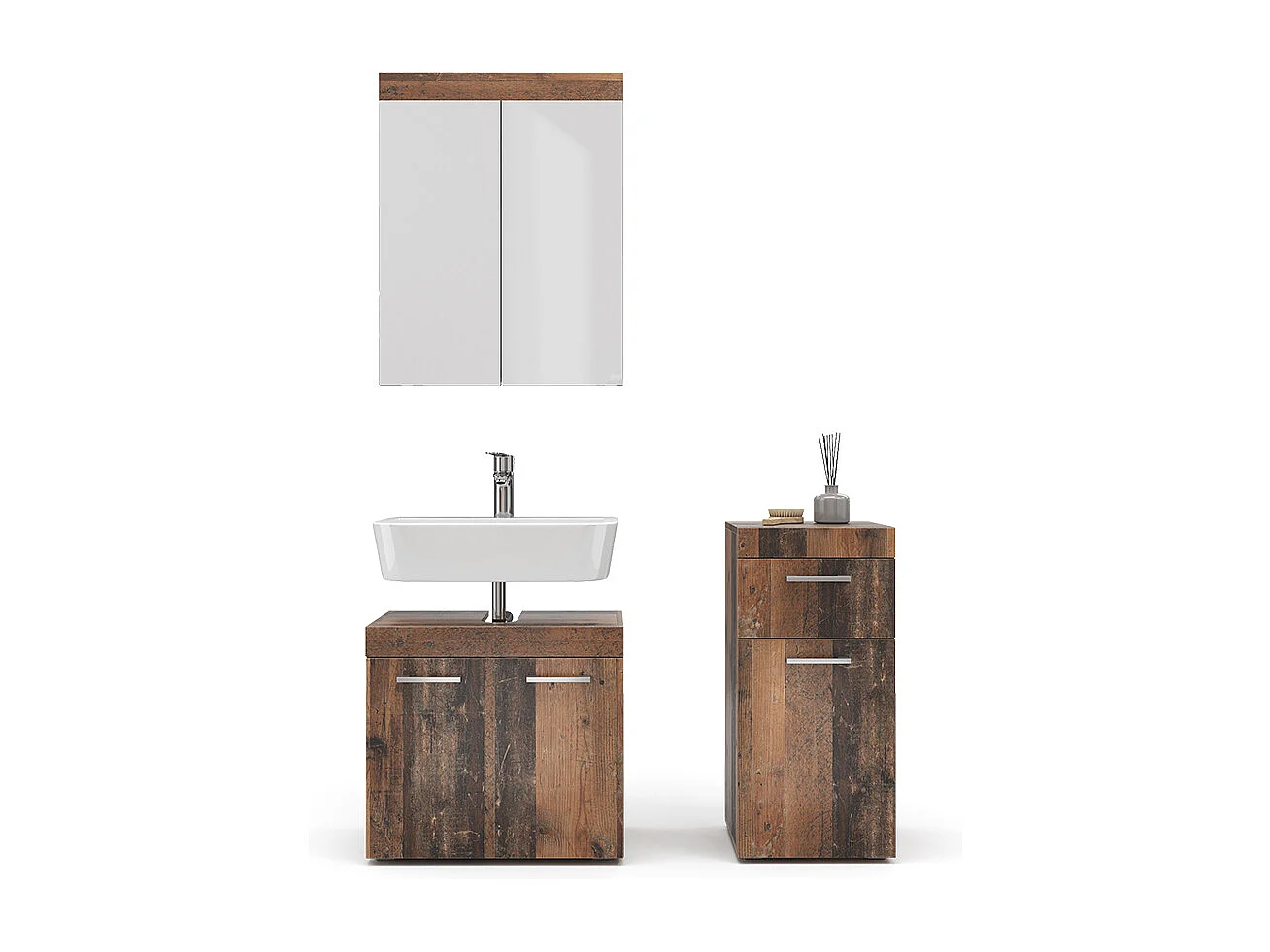 Ensemble de meubles de salle de bains oldstyle 60x34x56 luna