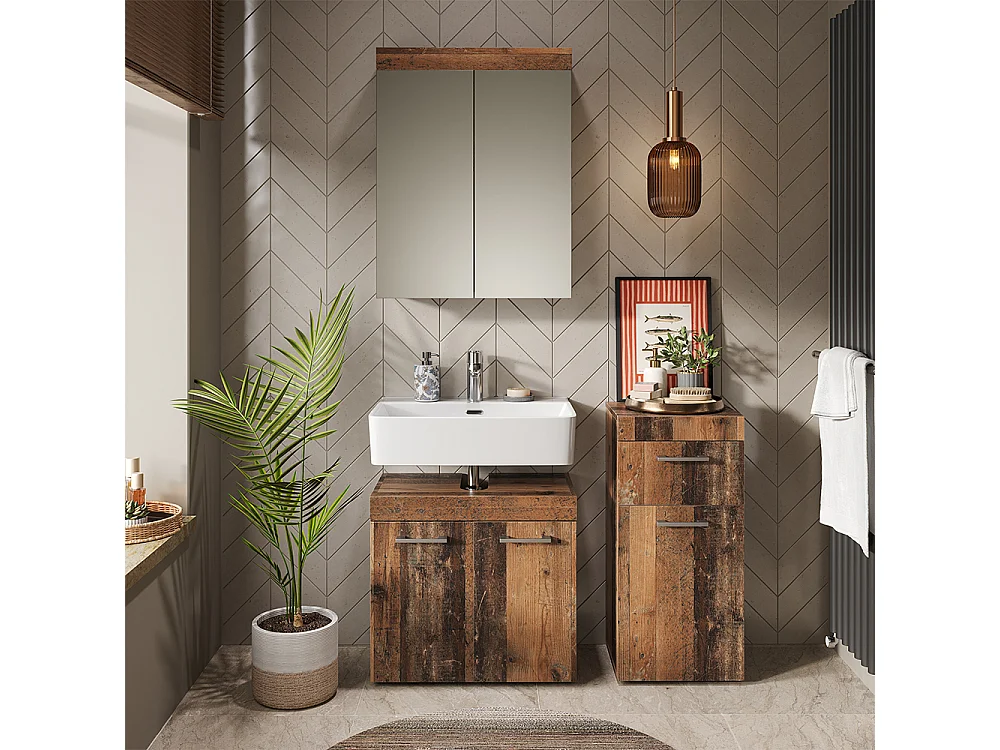 Badkamermeubelset oldstyle 60x34x56 luna