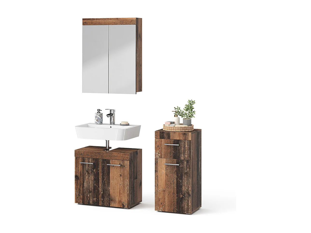 Badkamermeubelset oldstyle 60x34x56 luna